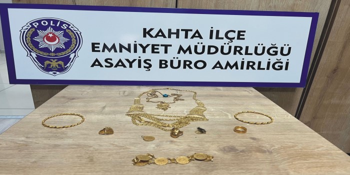 Kahta’da 330 bin TL değerinde altın çalan hırsız yakalandı